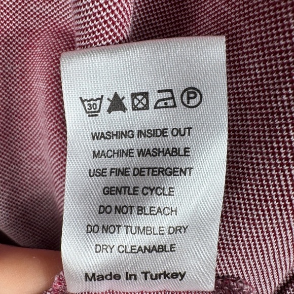 Codice Raspberry Mercerized Cotton Zip Polo, Size 54 - Picture 9 of 10